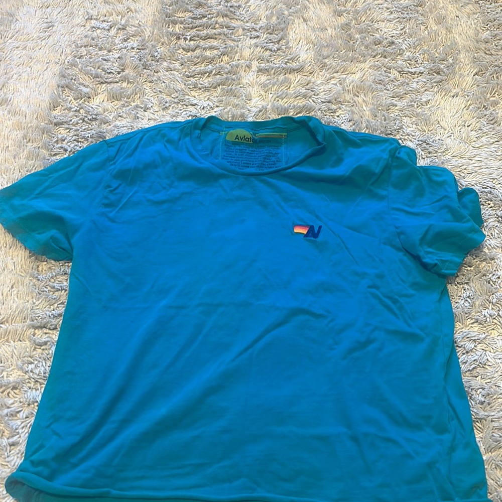Aviator nation blue t-shirt